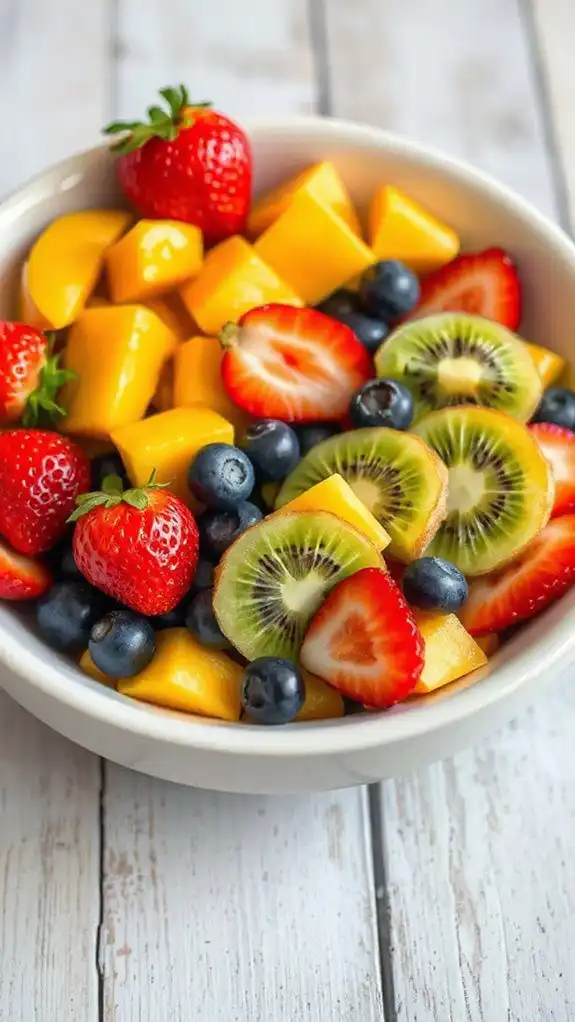 delicious vanilla infused fruit salad