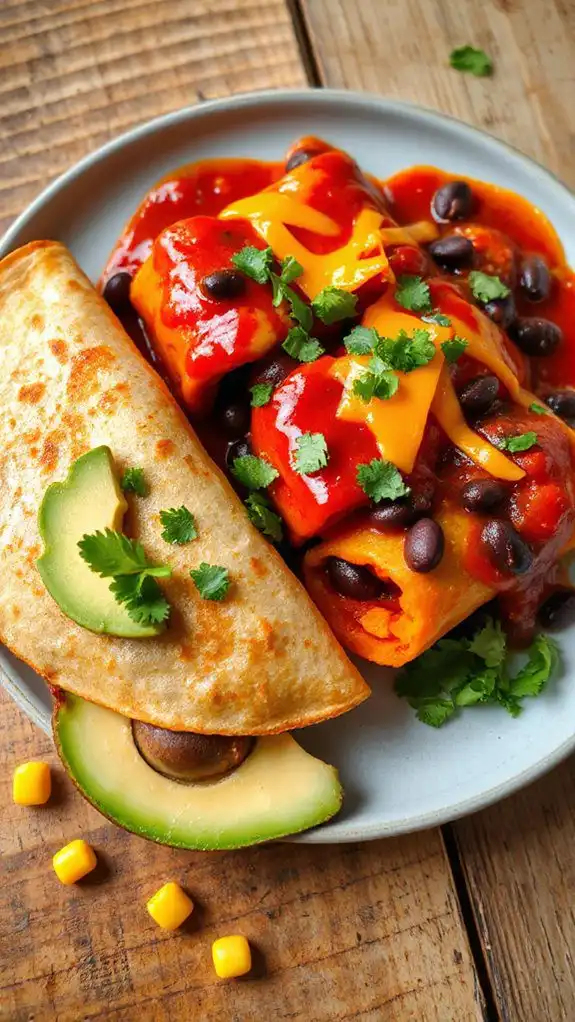 delicious vegetarian enchiladas recipe