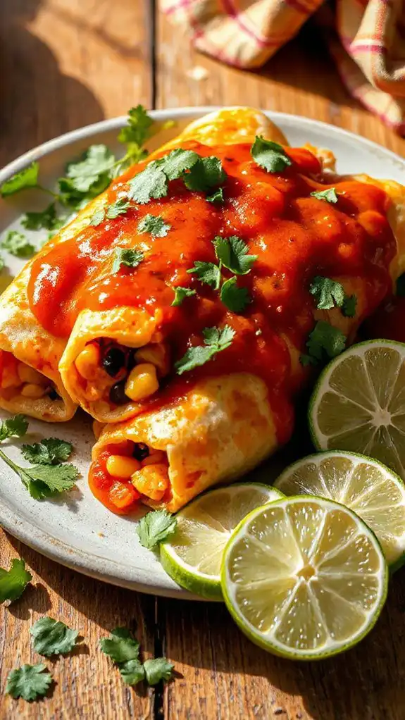 delicious vegetarian enchiladas recipe