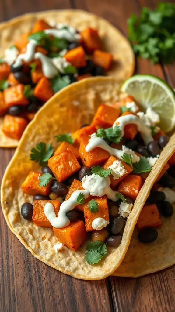 delicious vegetarian taco recipe