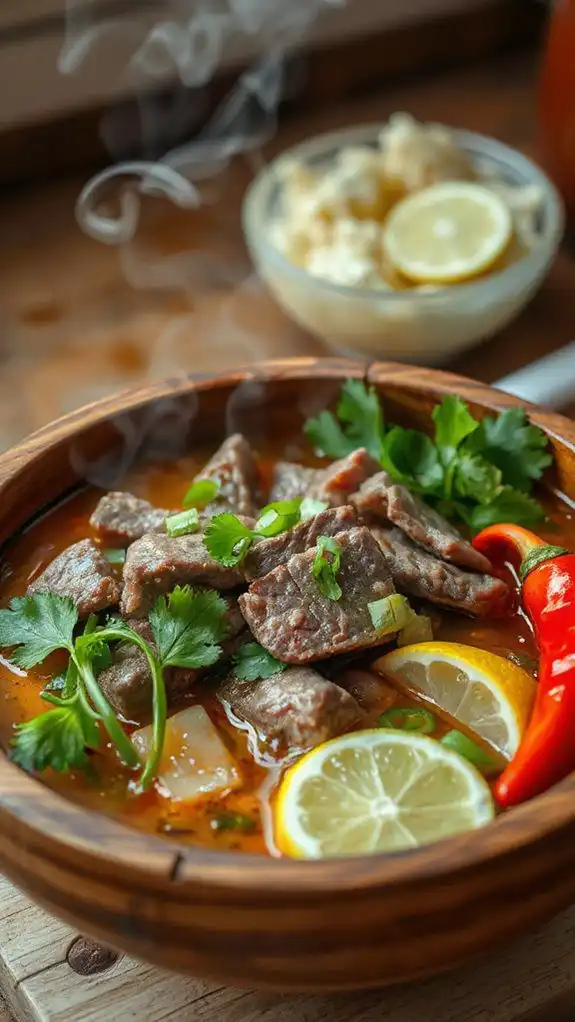 delicious vietnamese noodle soup