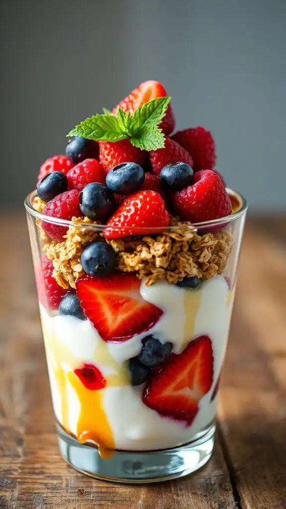 delicious yogurt berry parfait
