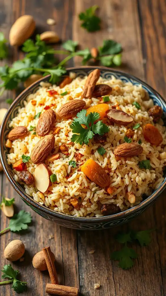 deliciously spiced rice dish