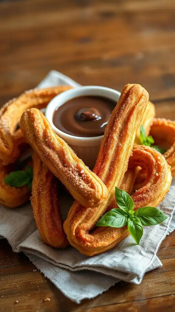 deliciously sweet fried pastries