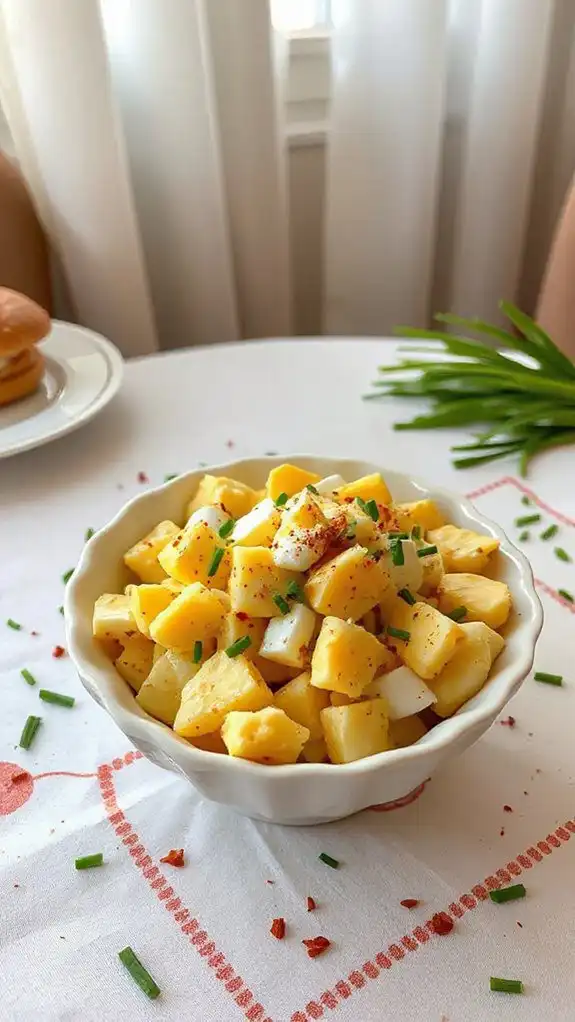 deviled egg potato salad