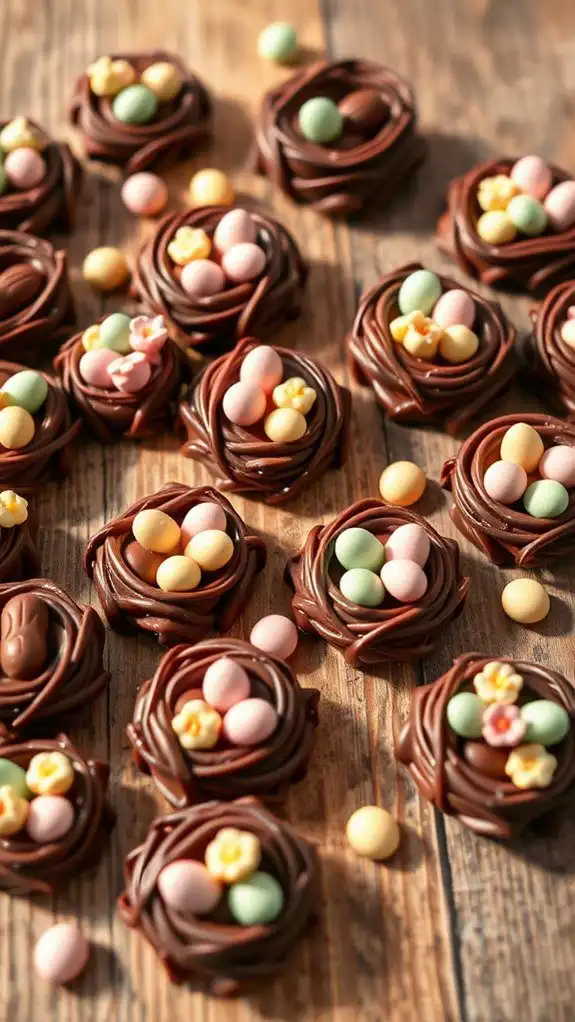 easter chocolate nest ideas