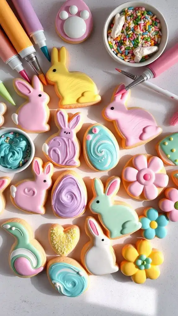 easter cookie decorating methods