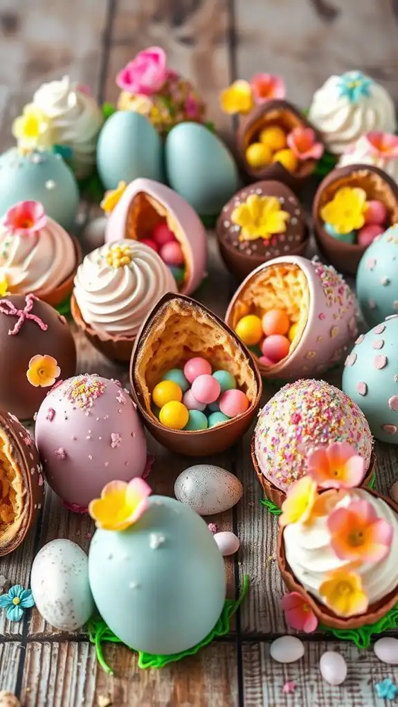 easter desserts with surprises