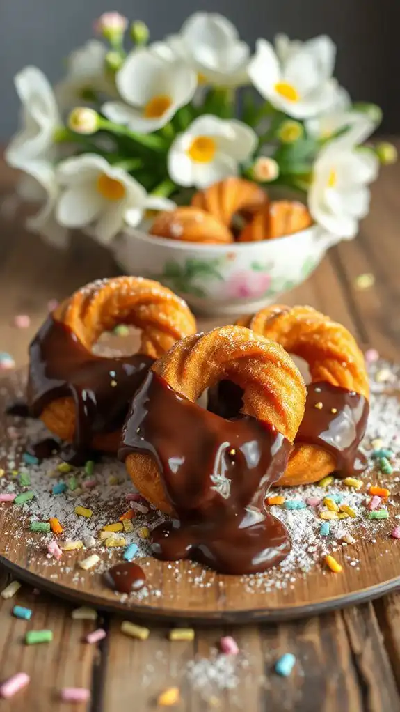 easter egg churros treat