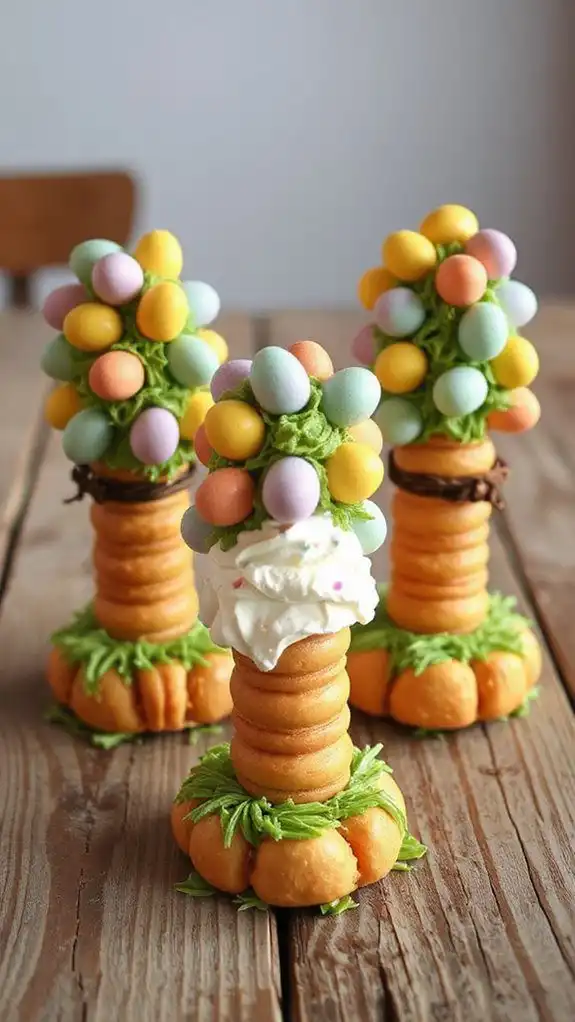 easter egg dessert display easter egg dessert display