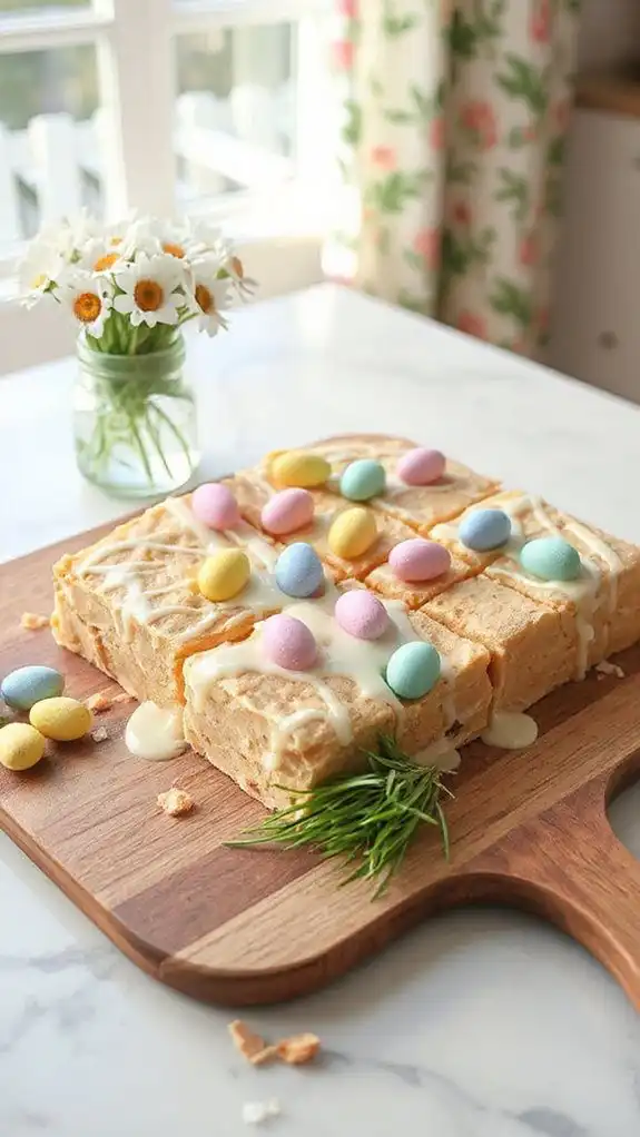 easter egg fudge treat