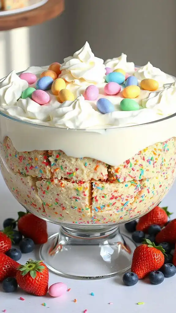 easter funfetti cake delight
