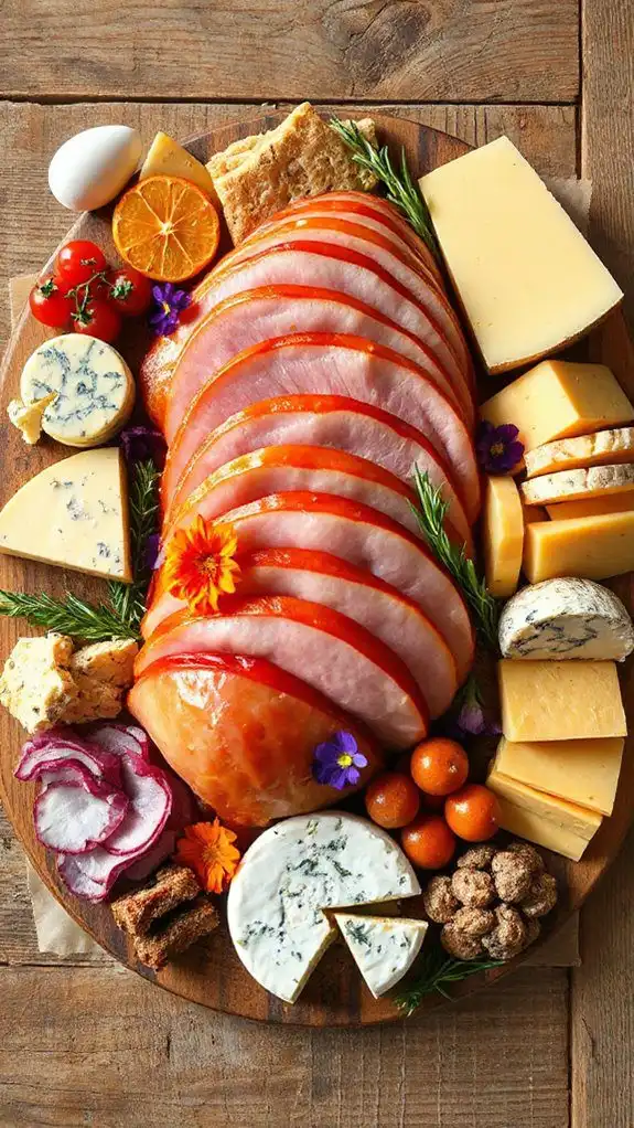 easter ham and cheese