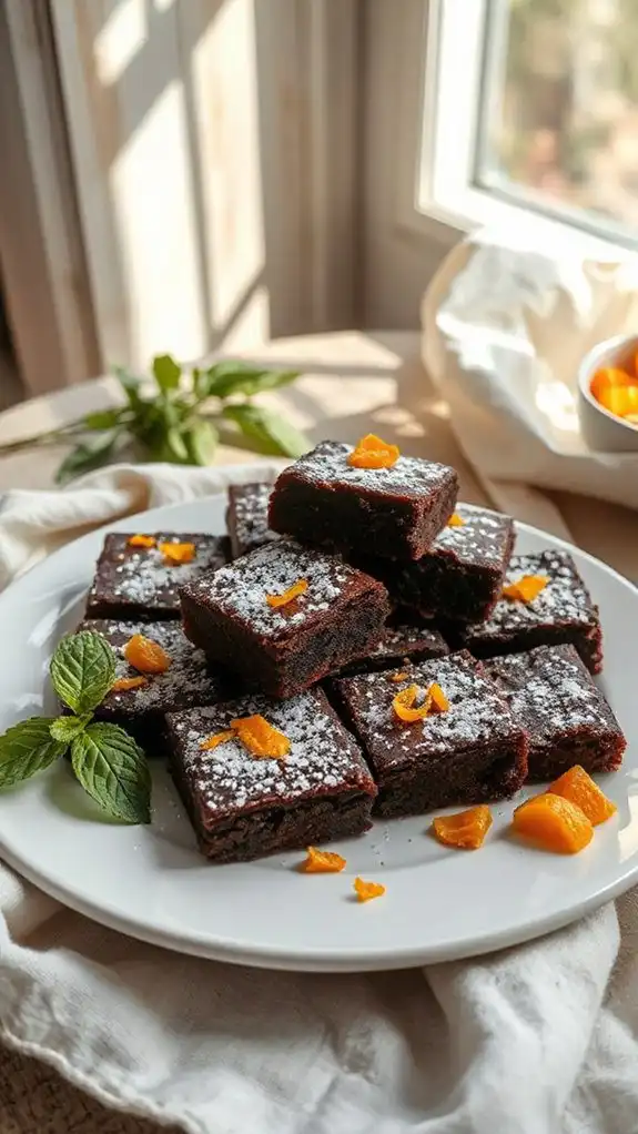 easter inspired chocolate brownies