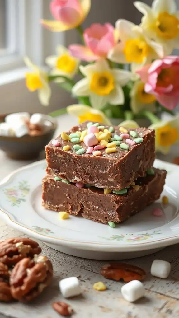 easter themed chocolate fudge recipe