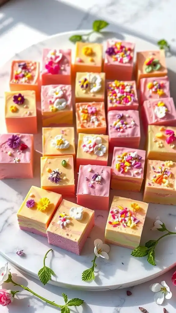 easter themed colorful fudge recipes