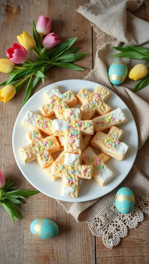 easter themed crispy treats