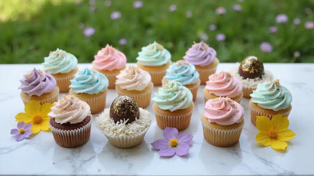 easter themed cupcake decorations