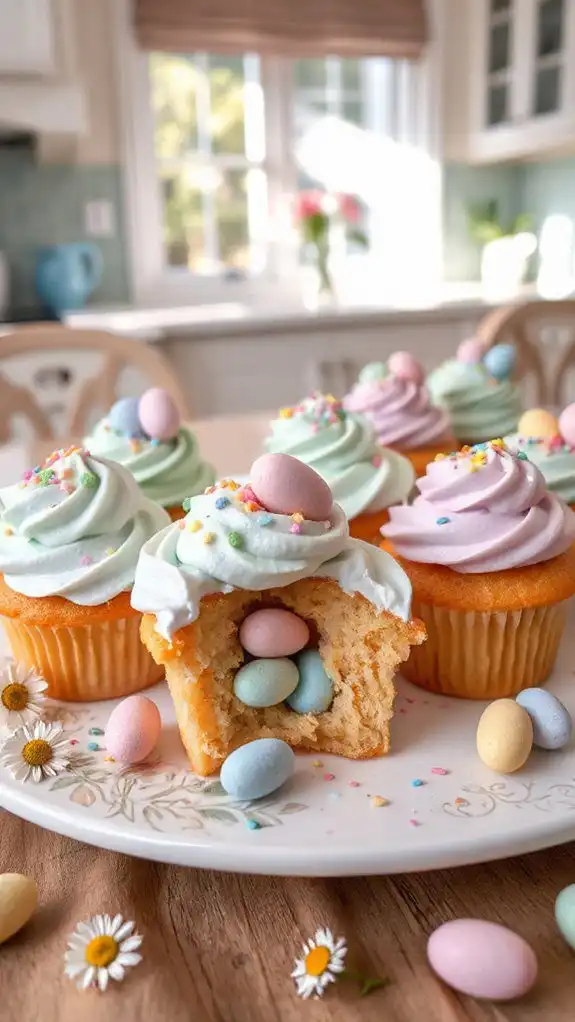 easter themed cupcake treats