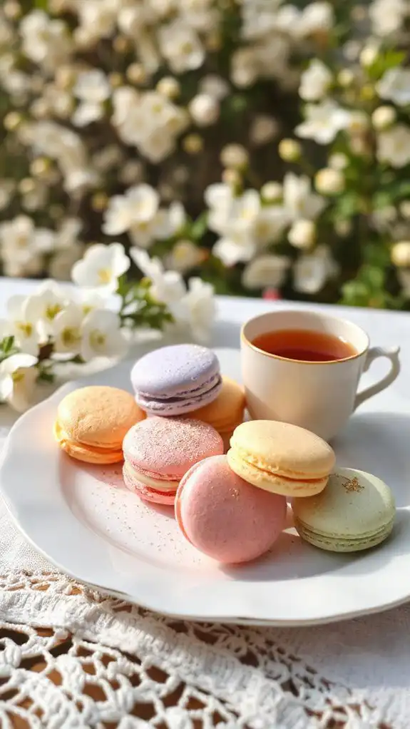 easter themed delicate confections
