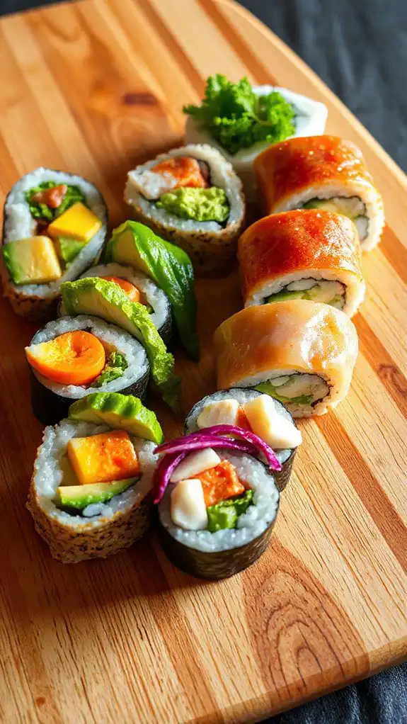 easter themed sushi roll recipe