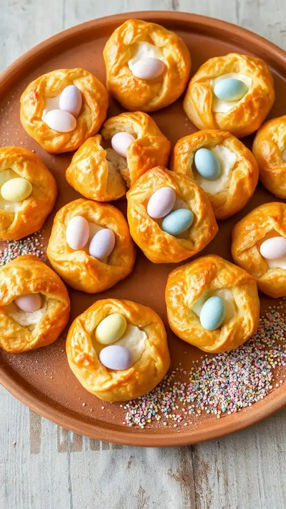 easter themed sweet pastries