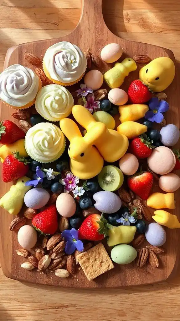 easter themed vintage garden decor