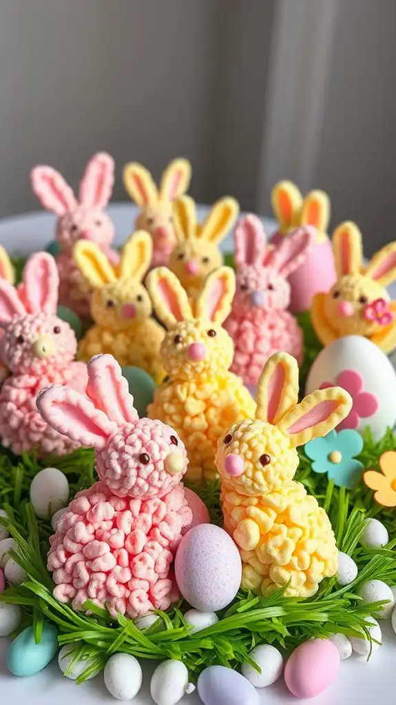 easter treats as decorations