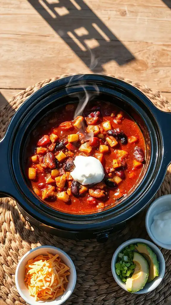 easy canned bean chili