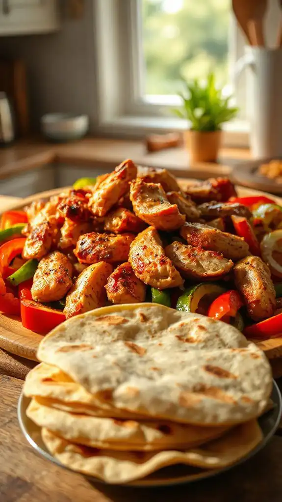 easy chicken fajitas recipe