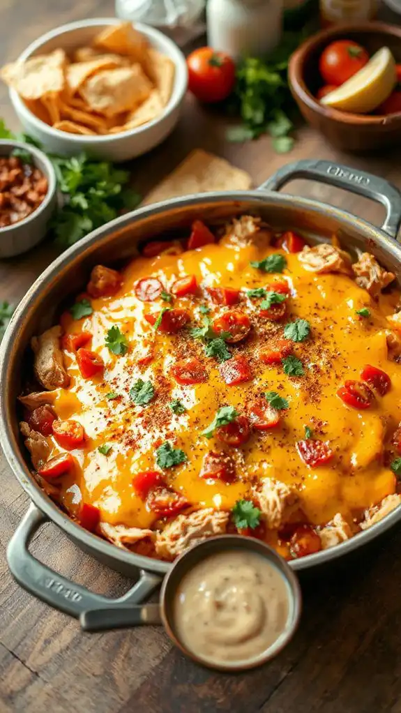easy chicken taco casserole