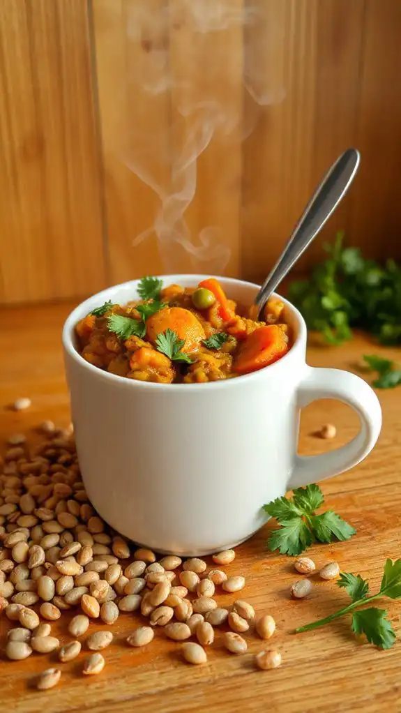 easy comforting lentil dish