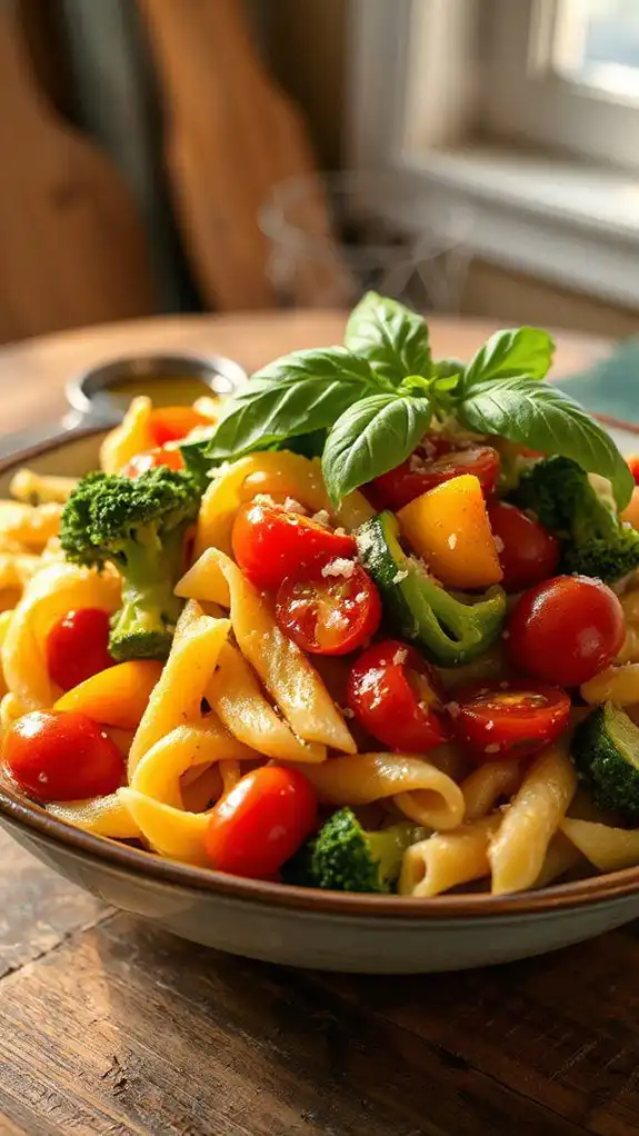 easy flavorful vegetable pasta