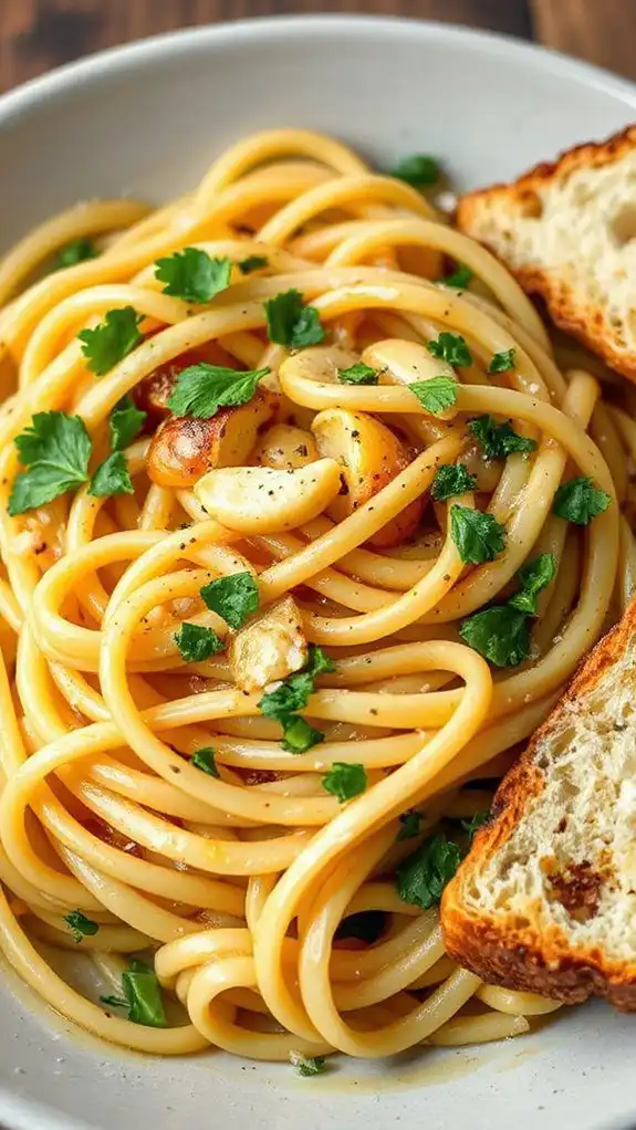 easy garlic butter pasta