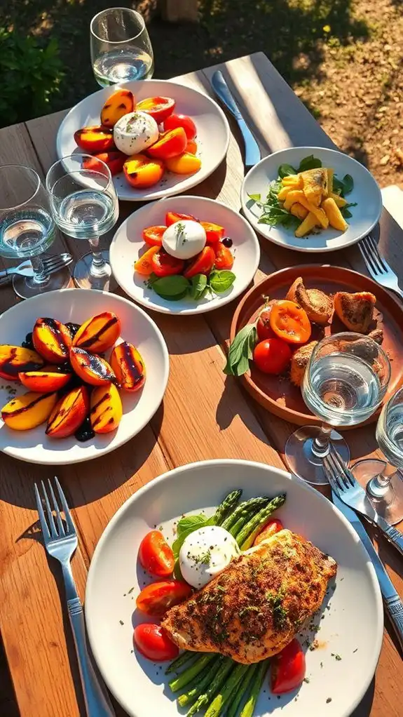 easy gourmet summer dinners