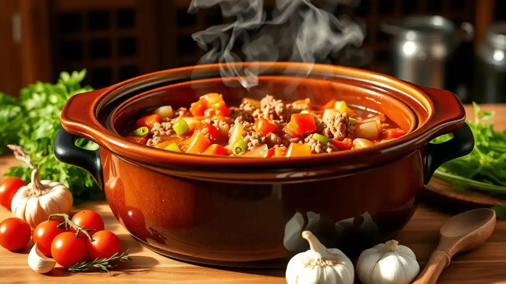 easy hamburger crockpot recipes