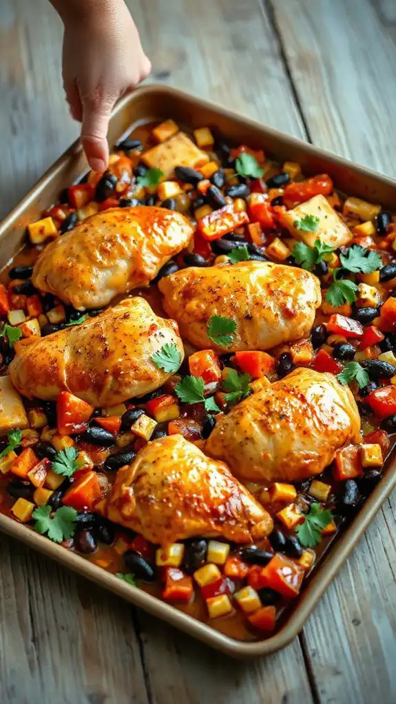 easy mexican chicken bake