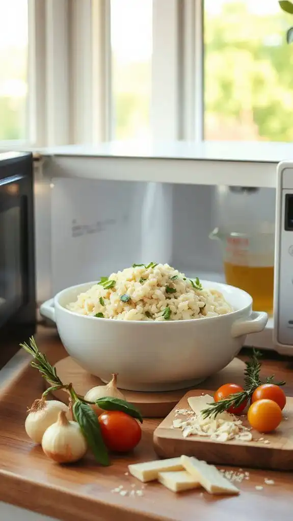 easy microwave risotto recipe
