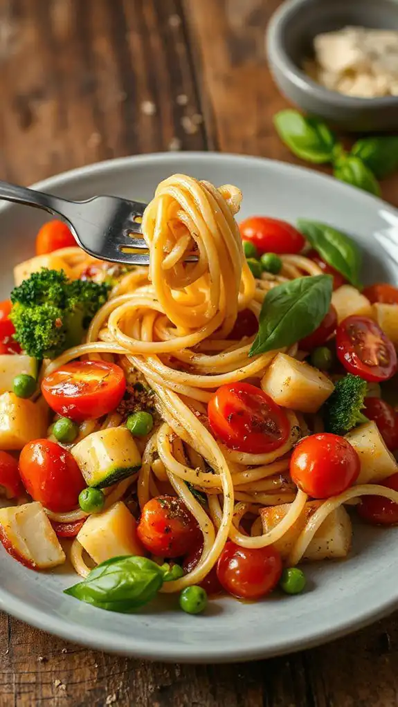 easy vegetable pasta dish