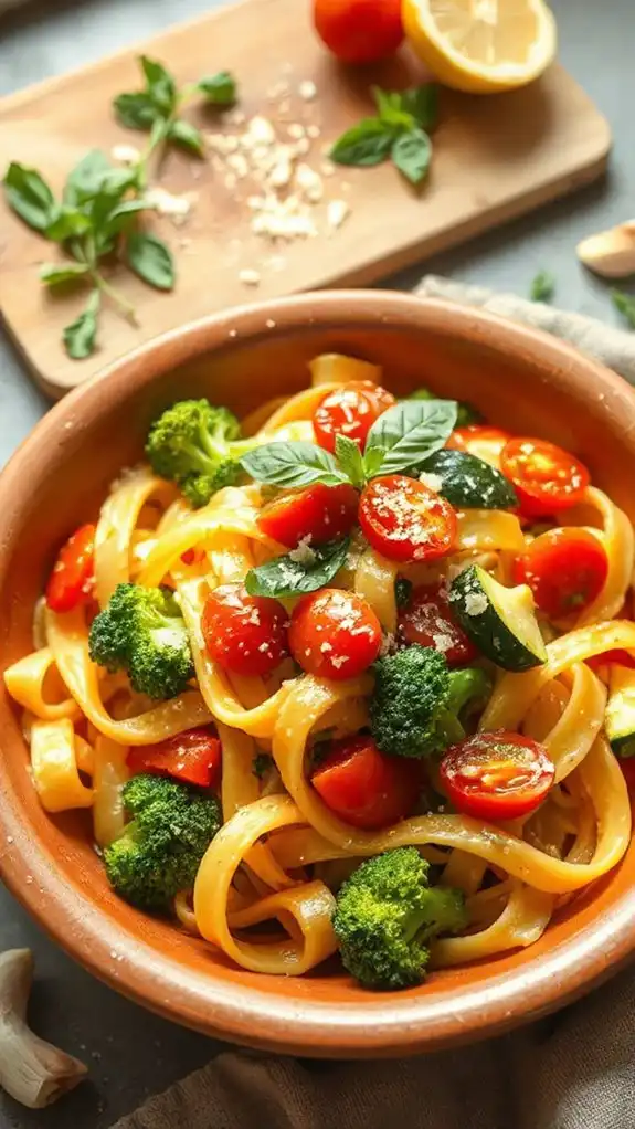 easy vegetable pasta dish