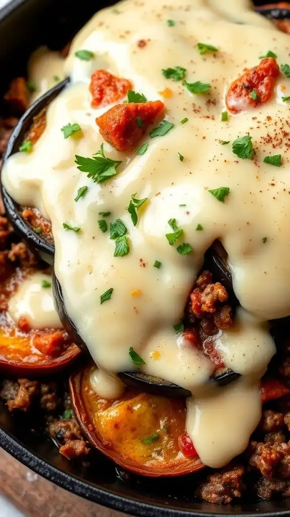 eggplant based moussaka recipe