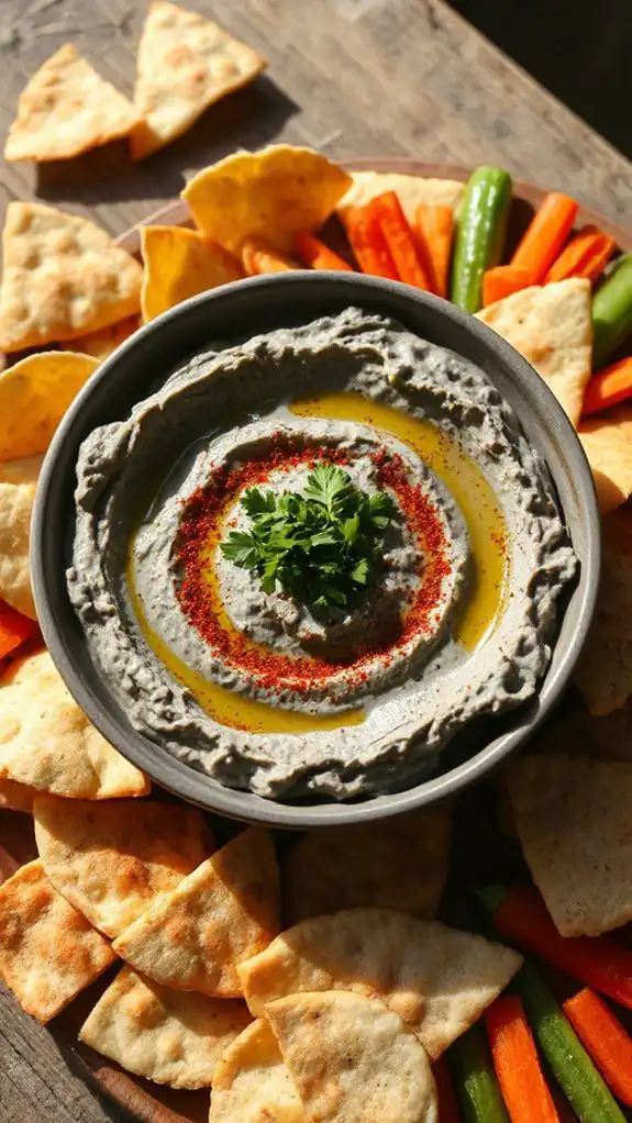 eggplant dip with garlic