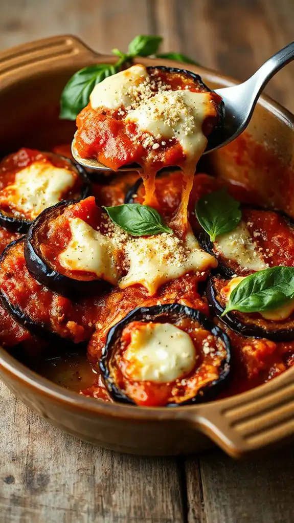 eggplant parmesan casserole dish