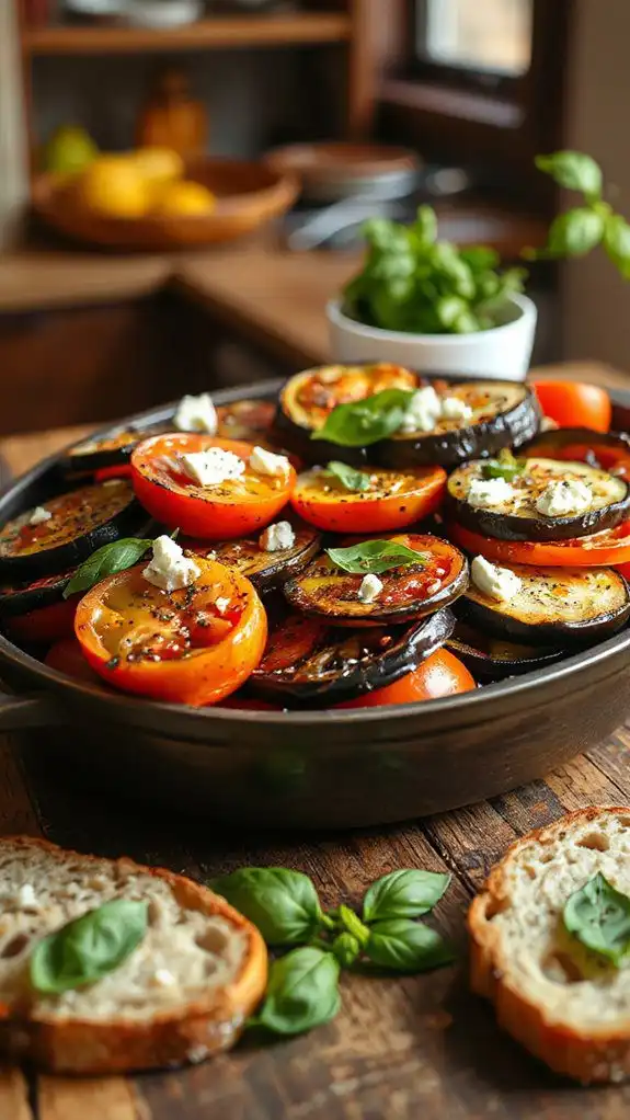 eggplant tomato vegetable dish