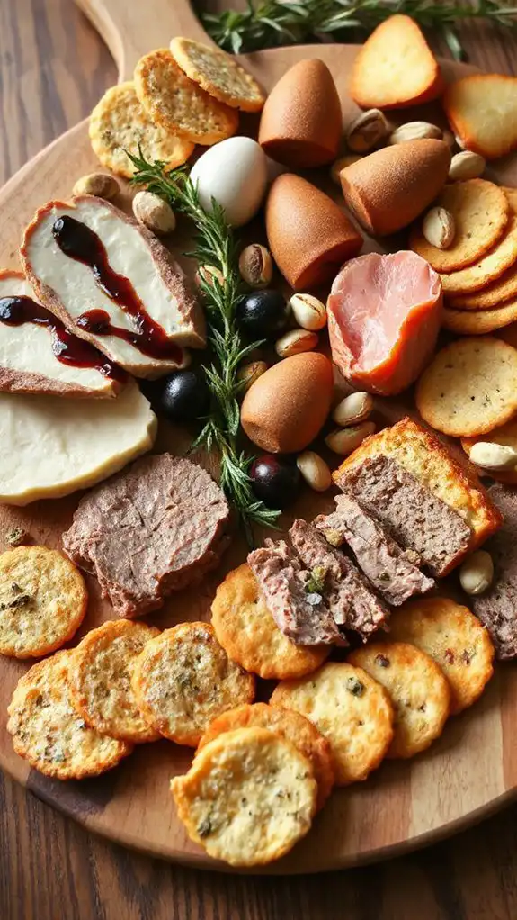 elegant appetizer pairing idea