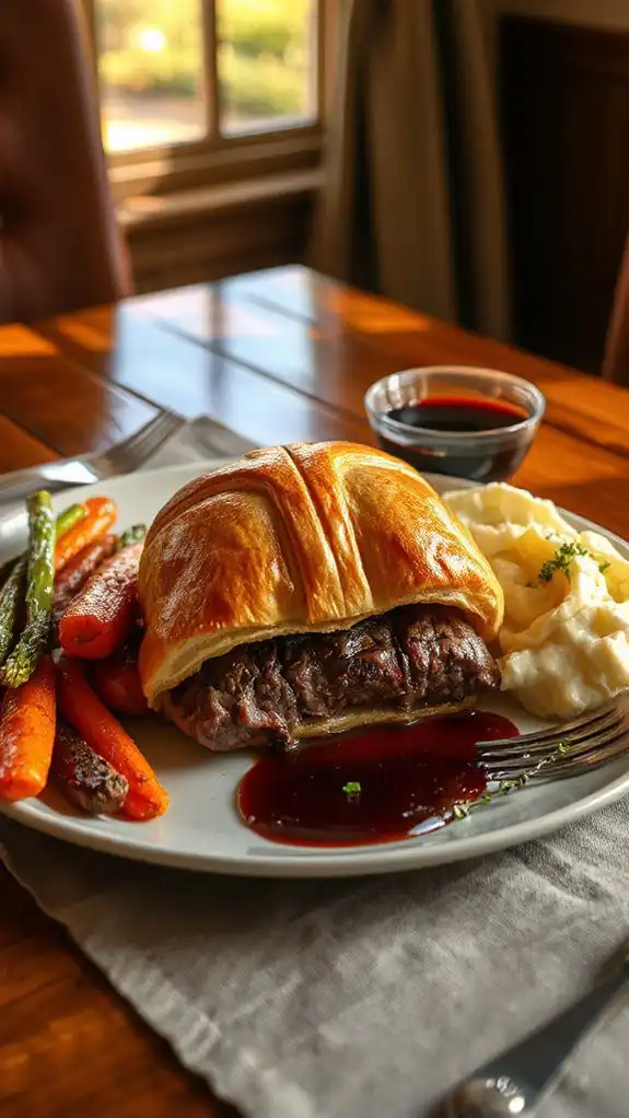elegant beef pastry dish elegant beef pastry dish