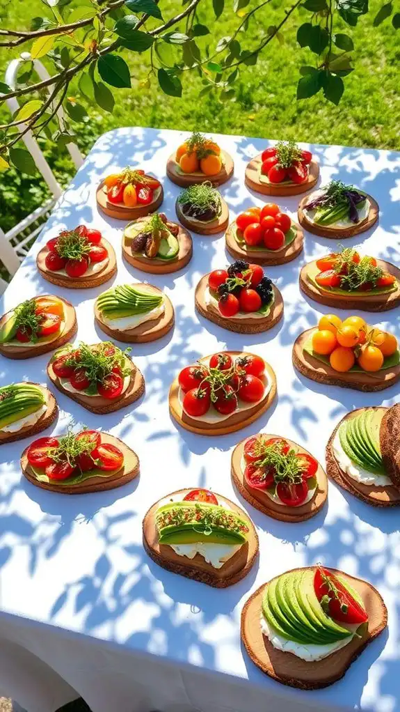 elegant summer tartine recipes