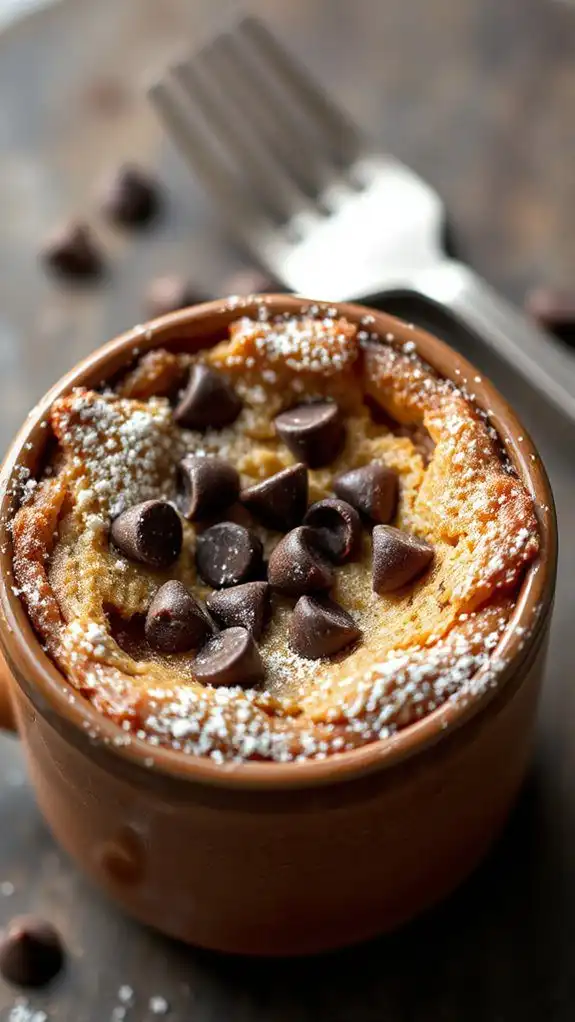 espresso flavored microwave cake