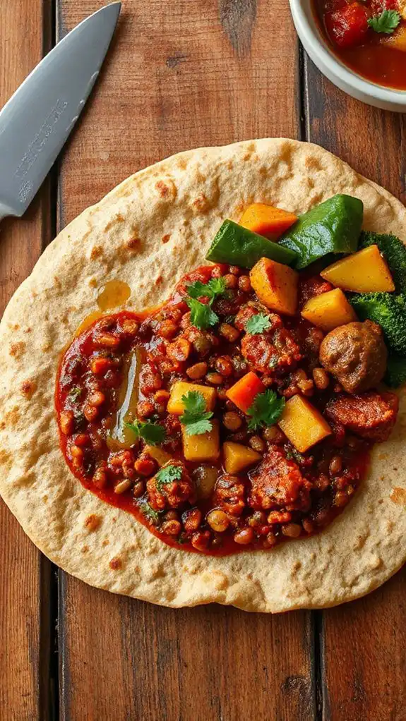 ethiopian dish and stew