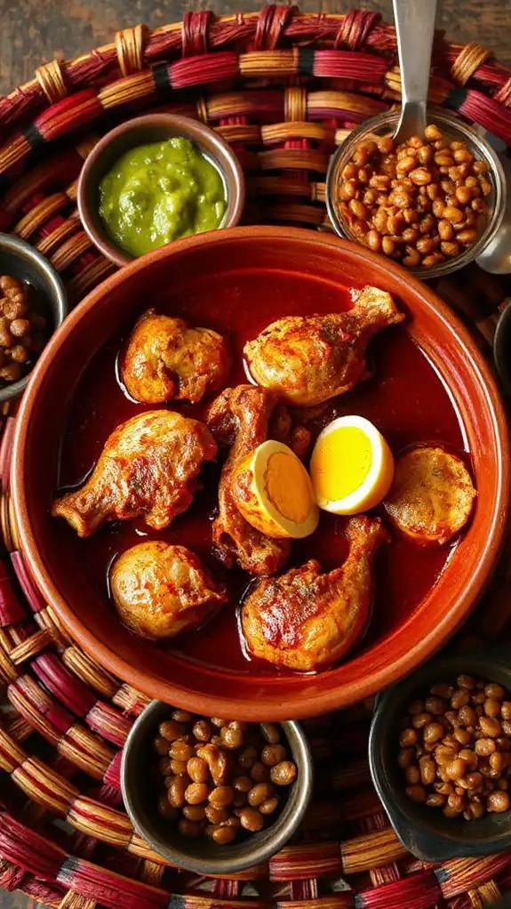 ethiopian spicy chicken stew